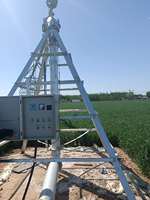 Machine d'irrigation par aspersion à pointeur circulaire autopropulsée, équipement d'irrigation intelligent à grande échelle pour économiser l'eau pour les fermes