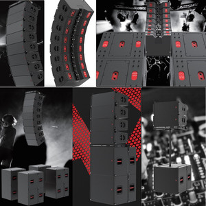 Dual 6.<strong>5</strong> Inch Subwoofer T.I PRO AUDIO Professional Passive <strong>2</strong> <strong>Way</strong> Sound Audio <strong>Line</strong> <strong>Array</strong> Speakers for Event - Product Image 5