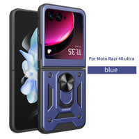 Étui de protection d'écran ultra-pliant pour Motorola Moto Razr 60 Housse transparente résistante aux chutes avec fenêtre de poussée