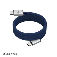 Cable USB Trenzado de Nailon al por Mayor, Cable de Datos para Sincronización y Carga, Accesorios para Móviles, Cable de Datos Rápido de 3A