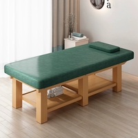 Table de massage moderne de luxe en bois réglable, portable, pour salon commercial, avec éponge haute densité, stable et durable, pour spa, soins du visage et extensions de cils