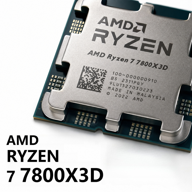AMD Ryzen 7 7800X3D AM5 CPU Zen4 8 Cores 16 Threads 4.2GHz Base 5.0GHz Boost 3D V-Cache Gaming Processor Desktop Gaming in Stock