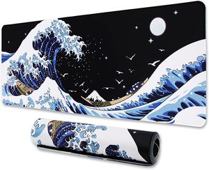 <span class=keywords><strong>Alfombrilla</strong></span> de ratón grande XXL para ordenador portátil, <span class=keywords><strong>alfombrilla</strong></span> de escritorio de ola marina, teclado de PC, impermeable, antideslizante, gruesa, de goma, para mesa, gran oferta - Product Image 1