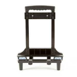 Bagian Aksesori Kaki Bingkai Bagasi Roda Troli Dapat Dilepas Plastik dan Pegangan Tarik Extender Penutup dengan Roda - Product Image 6