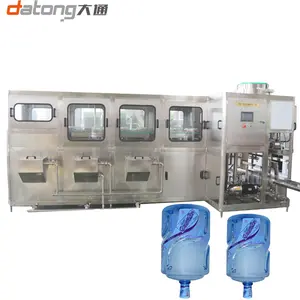 Automatische 5 Gallon 18,9l Fles Vat Water Wassen Vullen Capping Machine