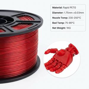 Filamento de Impresora 3D de Plástico PETG Ecológico de Alta Calidad de 1.75 mm, Bobina PETG ECO, Material Consumible FDM - Product Image 3