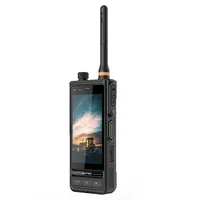 Android 10 большой радиус действия военный GSM интерфон HD + IPS мультитач экран walkie talkie телефон