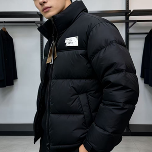 Veste d'hiver rembourrée en coton pour homme, modèle 2025, avec logo personnalisé, col épais et protection contre le froid, pour garçons - Product Image 6