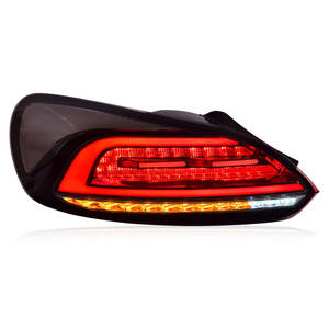 Adecuado para 09-17 Volkswagen <span class=keywords><strong>Scirocco</strong></span> Montaje de luz trasera Modificación LED Luz de conducción con señal de giro secuencial - Product Image 4