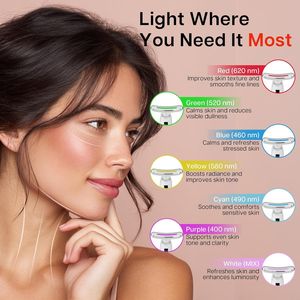 Masseur facial et du cou à LED 7 couleurs, chauffage constant, appareil de beauté portable, télécommande sans fil, <span class=keywords><strong>visage</strong></span> - Product Image 2