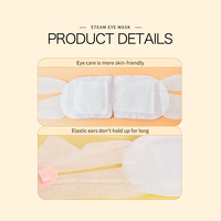 Masque oculaire auto-chauffant à la vapeur jetable, anti-lumière, thérapie thermique, anti-fatigue, pour les voyages d'affaires