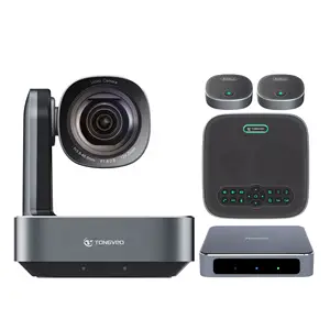 High Quality Audiovisual Conferencing Solution HDM1/Bluetooth 4K PTZ Camera 9m Pickup Radius 2 Ex-Mics For Live Streaming