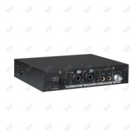 Système de monitoring audio intra-auriculaire stéréo AC-100 590,5-599,5 MHz, récepteur sans fil pour casque, contrôle du volume, alimentation par piles AA, XLR