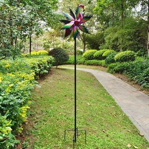 Molino de Viento Metálico Mágico con Forma de Flamenco, Molinillos de Viento Cinéticos de Metal - Product Image 6