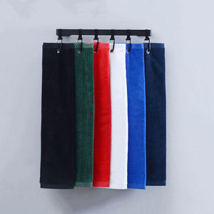 Serviettes de golf personnalisées à faible MOQ, serviettes vierges à broder, serviettes de golf en coton avec clip - Product Image 2