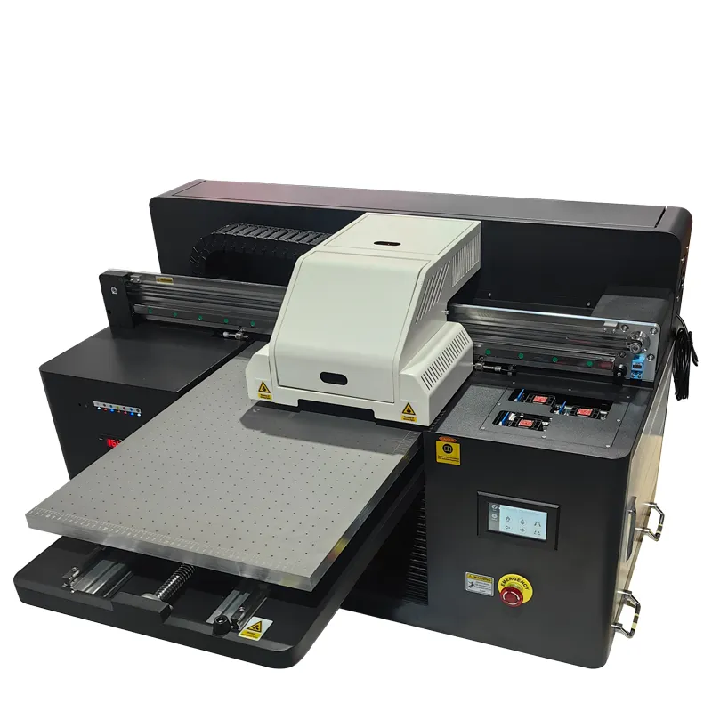 Imprimante UV 4060 UV DTF Film Machine d'impression avec dispositif rotatif