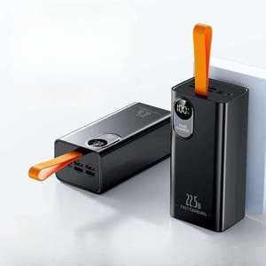 Banco de Energía Portátil Multi-Puerto de Alta Capacidad 50000mAh con Batería de Li-Polímero Ultra Delgado, Carga Rápida de 22.5W y Triple USB - Product Image 3