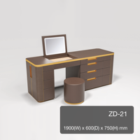 Meuble îlot de rangement en cuir avec buffet en cuir microfibre, taille personnalisée pour WIR, hôtel, villa