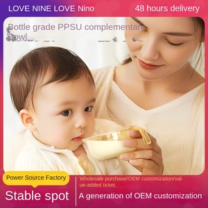 Ciotola per Alimenti Complementari ad Alta Temperatura per Neonati, Resistente alle Cadute, in PPSU Non Tossico, Impermeabile, Portatile, con Cucchiaio Morbido per l'Alimentazione - Product Image 4