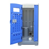 Toilettes portables robustes en HDPE, couleurs personnalisables, sanitaires mobiles modulaires pour chantier extérieur