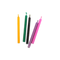 Huming – bougies lumineuses magiques pour décoration de gâteau d'anniversaire, fournitures de fête pour enfants, couleurs amusantes, flammes, feux d'artifice, bougies d'anniversaire, vente en gros