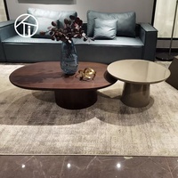 Table basse en bois de style européen moderne OKi CT150 pour salon, meubles de maison