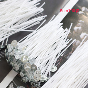 Mèches de bougies parfumées DIY 8cm 10cm 12cm en coton, fournitures pour la fabrication de bougies en cire pour projets créatifs - Product Image 5