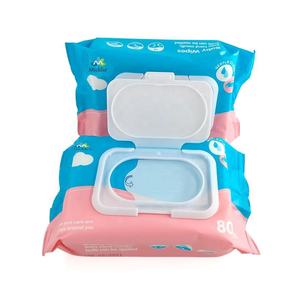 Lingettes humides en coton pour bébés, pièces, lingettes avec logo personnalisé, bon marché, pour bébés - Product Image 2