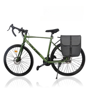 Bolsa Doble para Asiento Trasero de Bicicleta con Logotipo Reflectante Personalizado, Gran Capacidad, Impermeable, Portaequipajes para Bicicleta - Product Image 4