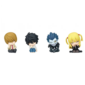 Lot de 4 figurines de personnages d'anime DN : Light Yagami, Lawliet, <span class=keywords><strong>Misa</strong></span> <span class=keywords><strong>Amane</strong></span> – Modèles en plastique pour décoration - Product Image 5