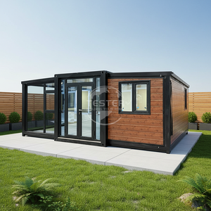 Maisons préfabriquées de luxe de 20 pieds et 40 pieds pour habitation, maisons conteneurs extensibles à <span class=keywords><strong>vendre</strong></span>, maisons préfabriquées modernes - Product Image 1