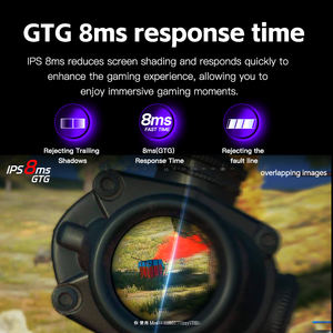 شاشة ألعاب KUYCON P40K بنسبة تباين 1000:1 وزمن استجابة 8 مللي ثانية مع تقنية HDR غير منحنية مقاس 40 بوصة بدقة 4K ومعدل تحديث 120 هرتز بدون حامل - Product Image 4