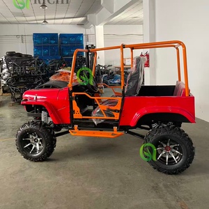 סימון עיצוב צבע אדום שחור 4 מושבי רכב באגי חוף מכונית ג 'יפ 300cc 4 כונן גלגלים בנזין כוח - Product Image 3