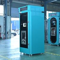 Máquina Expendedora de Agua Pura de Ósmosis Inversa para Exteriores de Alta Calidad, Cuerpo Metálico, SDK, Kiosco de Agua Potable de Autoservicio para Uso Público