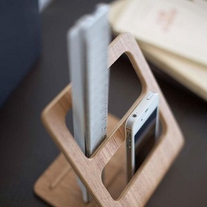 Simple Coffee Table Storage Rack Household Practical Desktop <strong>Remote</strong> Storage <strong>Holder</strong> Rack Wooden Tabletop Organizer Shelves - Product Image 3