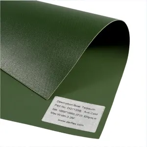 Tissu de bâche personnalisé à prix de gros 1000D * 1000 tissu de toile polyester imperméable enduit de PVC pour l'architecture d'auvent de tente