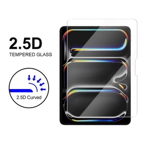 Protection d'écran pour tablette de jeu, verre trempé transparent pour iPad Pro 2024 11 13 pouces, film anti-rayures 9H sans bulles - Product Image 3