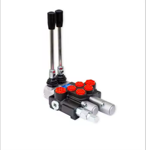 Válvula de Control Direccional Hidráulica Manual Monobloque HUAMAO P40 de 1-7 Vías con Carrete Flotante para Tractor, Cargadora y Maquinaria Agrícola - Product Image 2