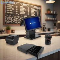 Sistema POS Android de 15.6 Pulgadas Todo en Uno, Terminal con Pantalla Táctil Capacitiva, Wi-Fi 6, Bluetooth 5.2, Resolución Full HD, 1 Año de Garantía
