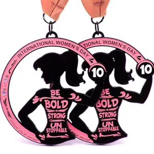 Hot Sale Custom Metal Sport Award Souvenir Medal For Woman
