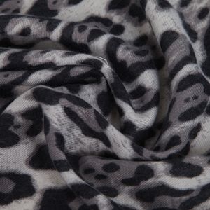 Leopard Print Wool Blend Scarf for Women 70x180cm Soft Warm Winter Shawl Fashion Wrap Elegant Animal Pattern Cozy Autumn Scarf - Product Image 4