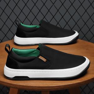 รองเท้าผ้าใบผู้ชายสำหรับฤดูร้อน ระบายอากาศได้ดี สวมใส่สบาย ทันสมัย ใช้งานได้หลากหลาย สไตล์ปักกิ่งโบราณ - Product Image 4