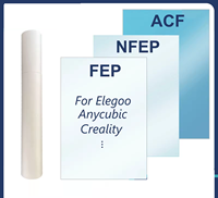FEP Film 8.9 inci 260*200*0.15mm untuk ANYCUBIC Foton M3 Plus Mono X 4k 6k Elegoo Saturnus 3D Aksesori suku cadang Printer LCD SLA DLP