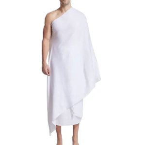 XIAOAO 100% coton Ihram pour le Hajj et la Omra, Ahram pour les hommes pour le <span class=keywords><strong>Haj</strong></span> et la Omra spécial - Product Image 2