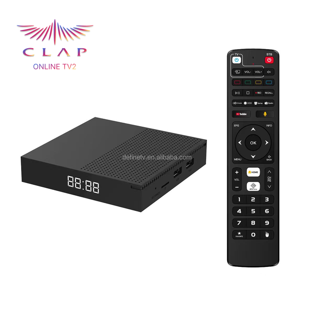 Customized M6 Plus Android 14 TV Box Amlogic S905Y4 Quad Core 2.4G 5G WiFi6 32G ROM 8K Smart Box