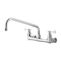 Robinet de cuisine professionnel en cuivre, transfrontalier nord-américain, 8 pouces, pivotant, eau froide et chaude, avec cartouche céramique, neuf