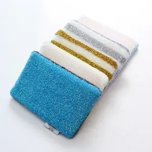 Mesh Sponge Rainbow Foam Scouring Pad Sponge Kitchen Cleaning Scrubber Scrub Scourer Sponge