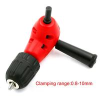 Adaptateur d'angle pour perceuse électrique 90 degrés, embout d'extension à trois griffes, outil de maintenance pour espaces étroits