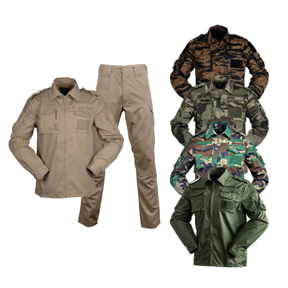 new arrival Khaki camouflage valiant uniform t-shirt jacket 728 tactical hunting clothing+pants multicam combat suit clothes