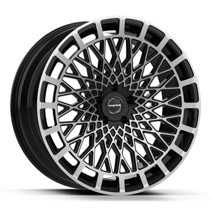 Rodas Forjadas Personalizadas Pretas Multirraio de 18, 19, 20, 21 e 22 Polegadas com Tampa Flutuante 5X114.3 e <span class=keywords><strong>5</strong></span> Furos para Mercedes, BMW, Audi, SUV e Lamborghini - Product Image 6